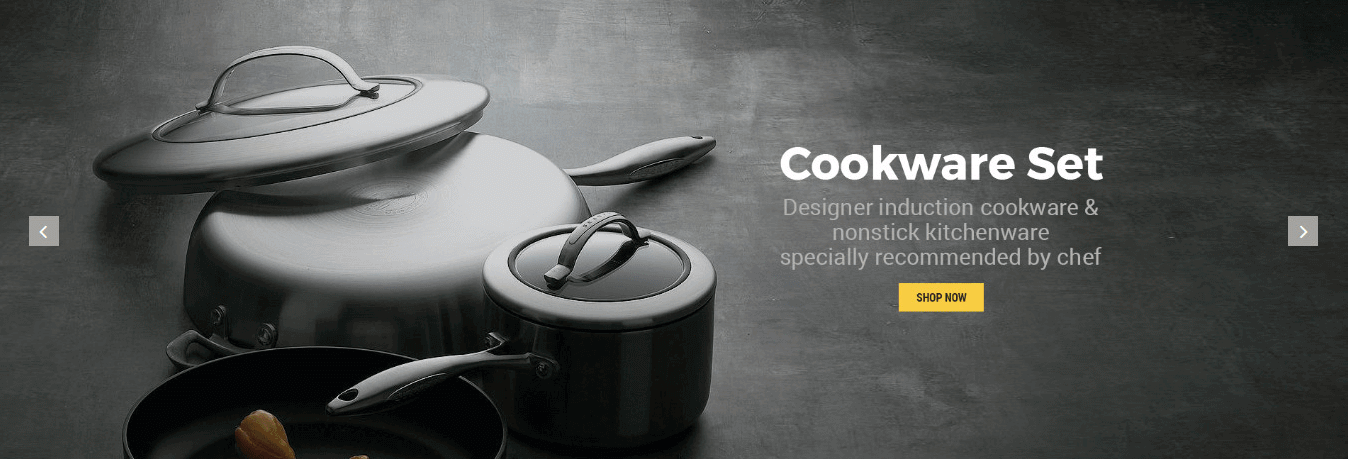 Cookware  - Home Cookware  Slider