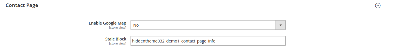 Dlight - Contact Page Settings