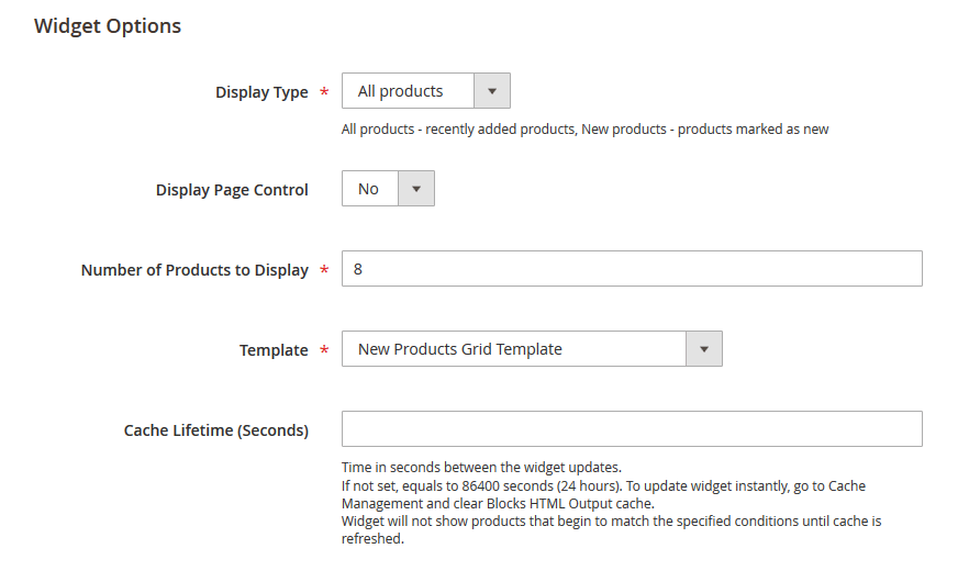 Organix  - Homepage Insert New Product Widget