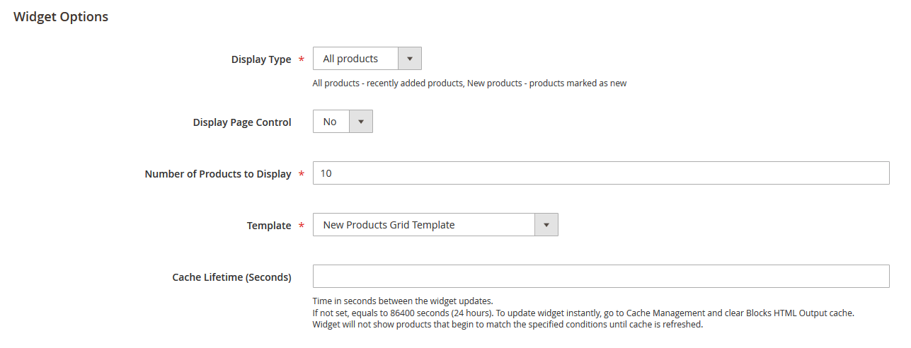 Pixtron PRO - Homepage Insert New Product Widget