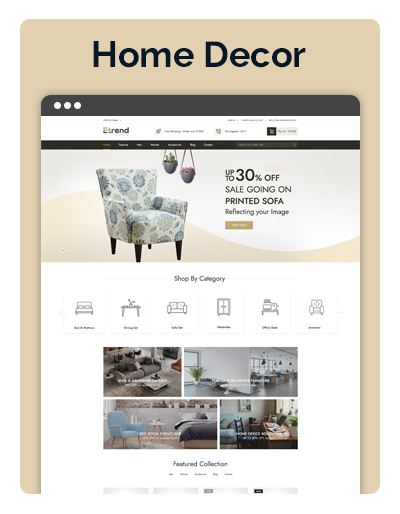 Etrend Home-Decor Layout