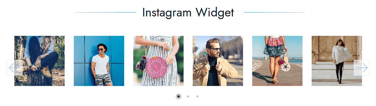 Etrend - Instagram Widget