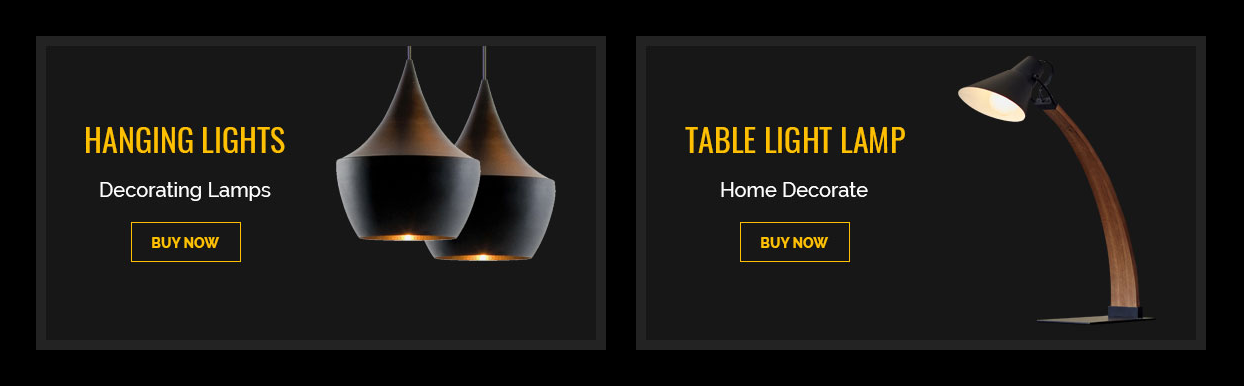 Lighting - Home Promotion Block One