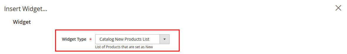Need - Homepage Select New Product Widget