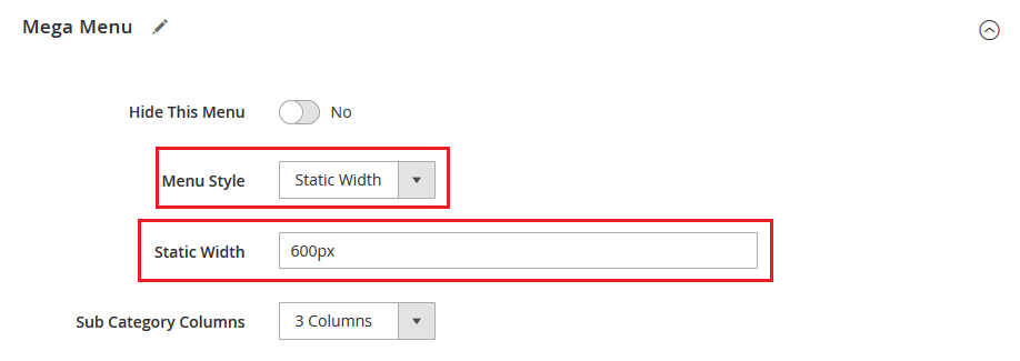 Toyzone  - Static-Width Menu