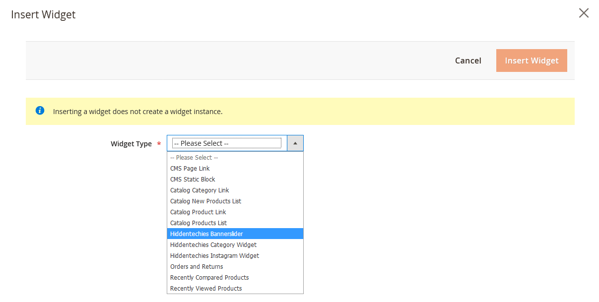 Toyzone  - Add Slider Widget